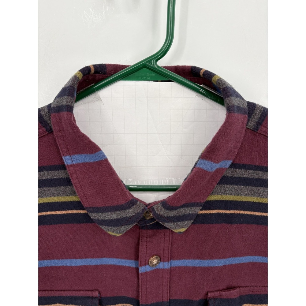 Duluth Trading Co Men's Burlyweight Chamois Long Sleeve Flannel Work Shirt, 2XL - Picture 4 of 6